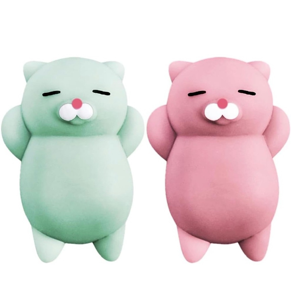 ❤️❤️ Nutty Toys Squishy Cat Set - 2" Soft Silicone Kawaii Kitties